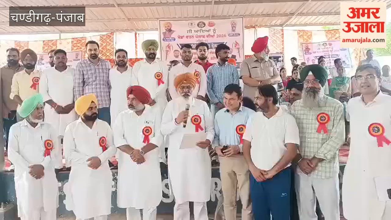 Grand welcome for the torch march arriving in Faridkot under 'Khedan Watan Punjab'