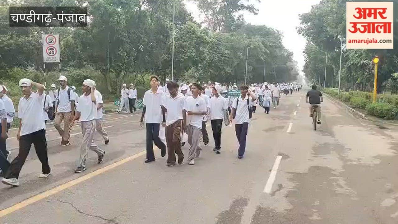 Anti-drug walk at Sukhna Lake in Chandigarh