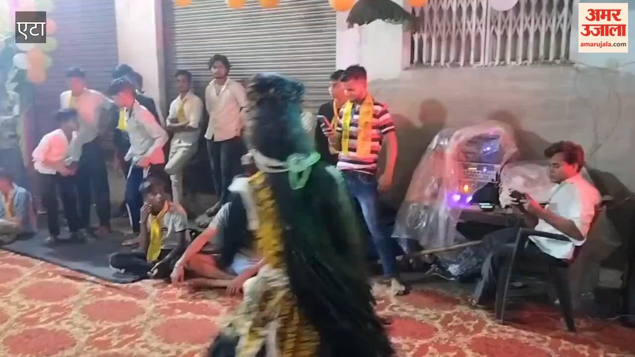 Janmashtami Celebrated With Fervour in Etah’s Sakit, Radha-Krishna Tableaus Draw Devotees