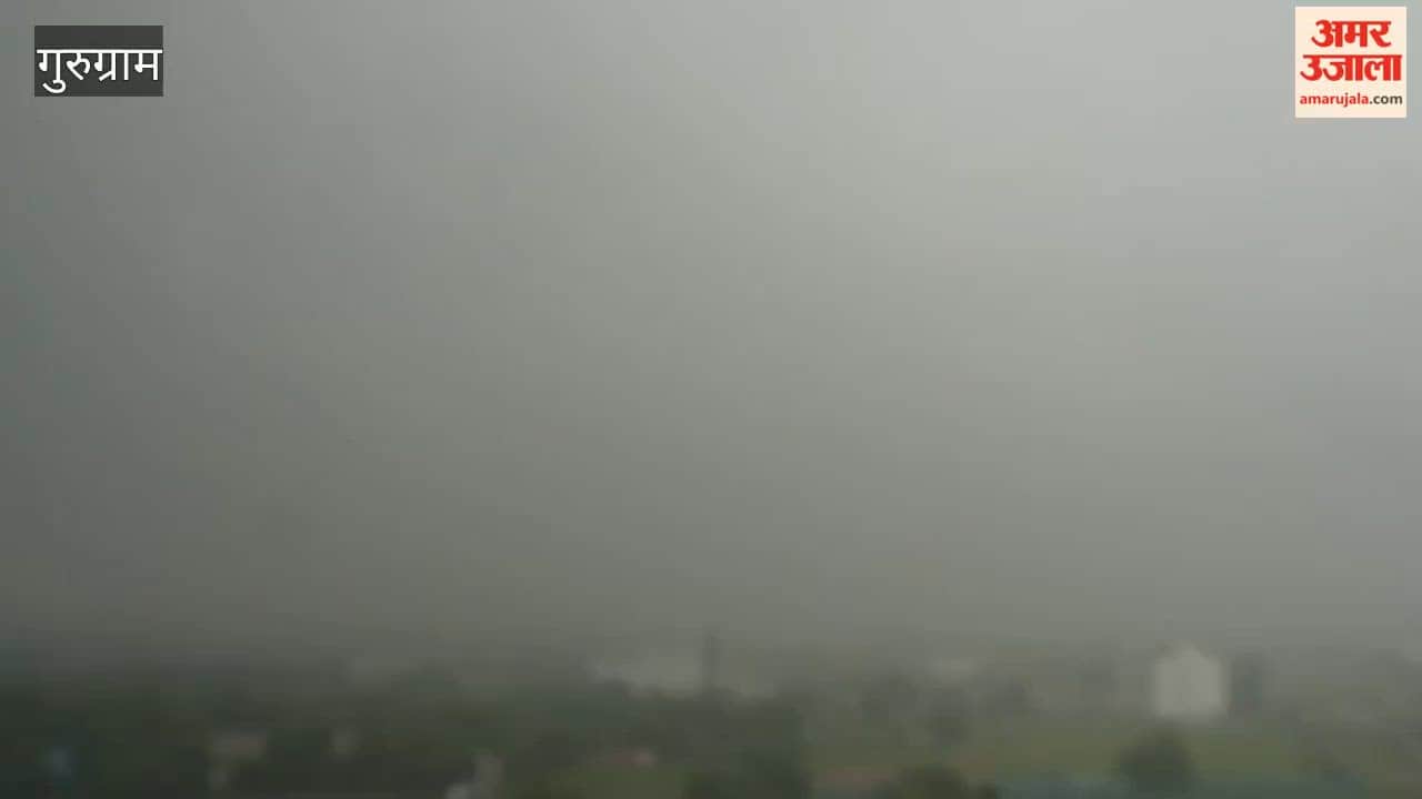 Rain makes the weather pleasant in Gurugram
