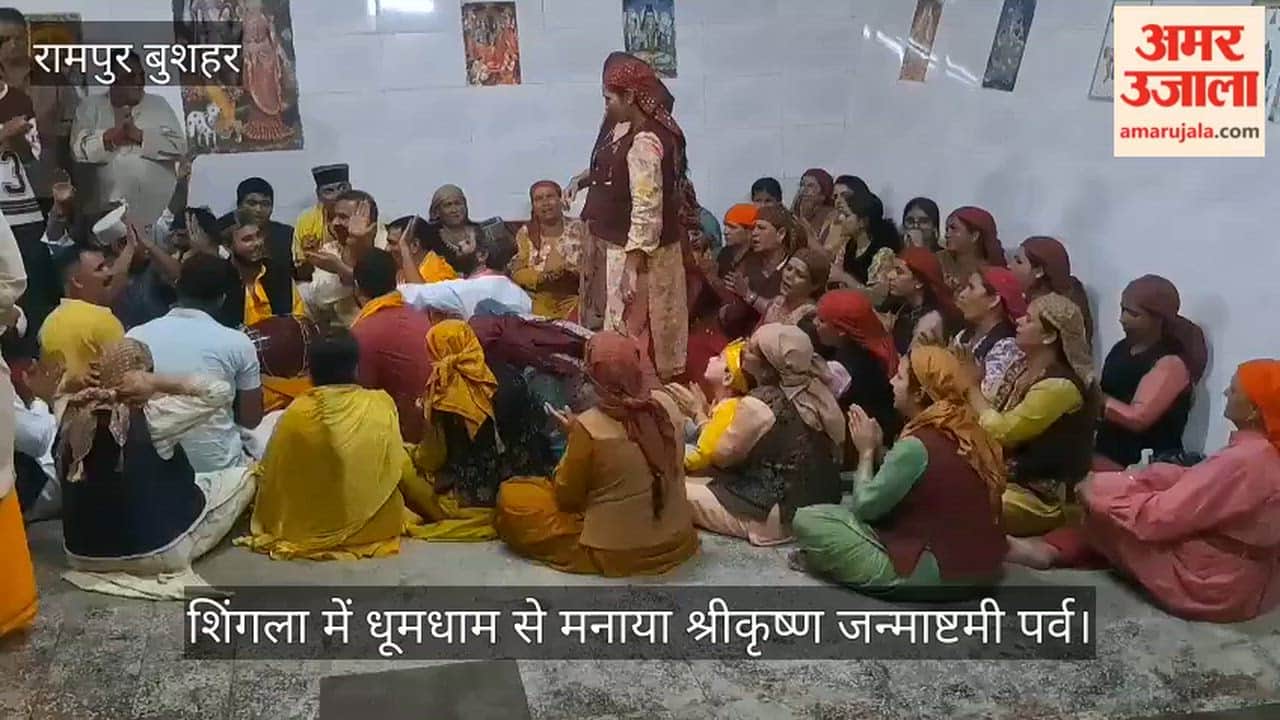 Video: Shri Krishna Janmashtami celebrated with great enthusiasm in Shingla.