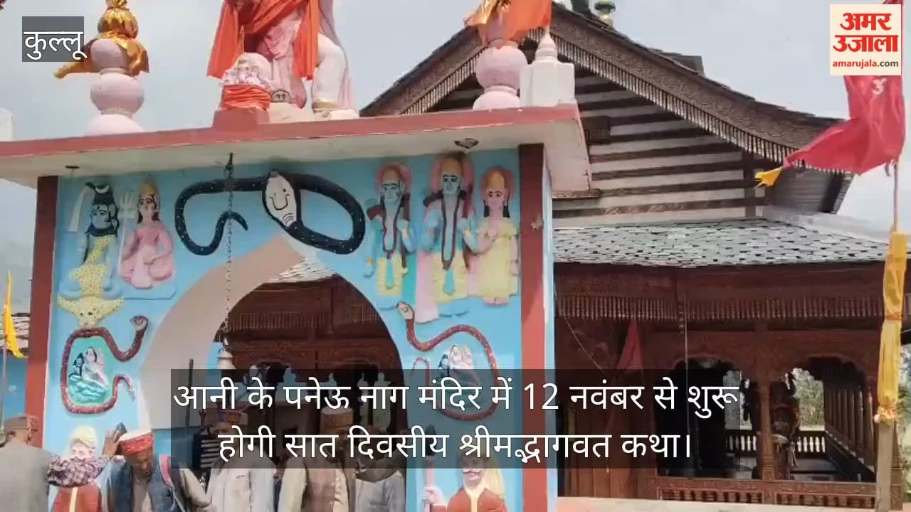 seven-day Shrimad Bhagwat Katha will begin at the Paneu Nag Temple in Ani on November 12.