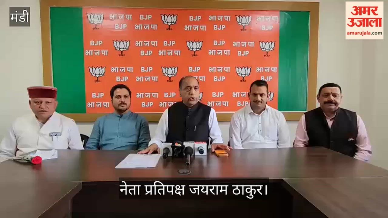 Jairam Thakur said—Chief Minister Sukhu's only agenda is to save his chair.