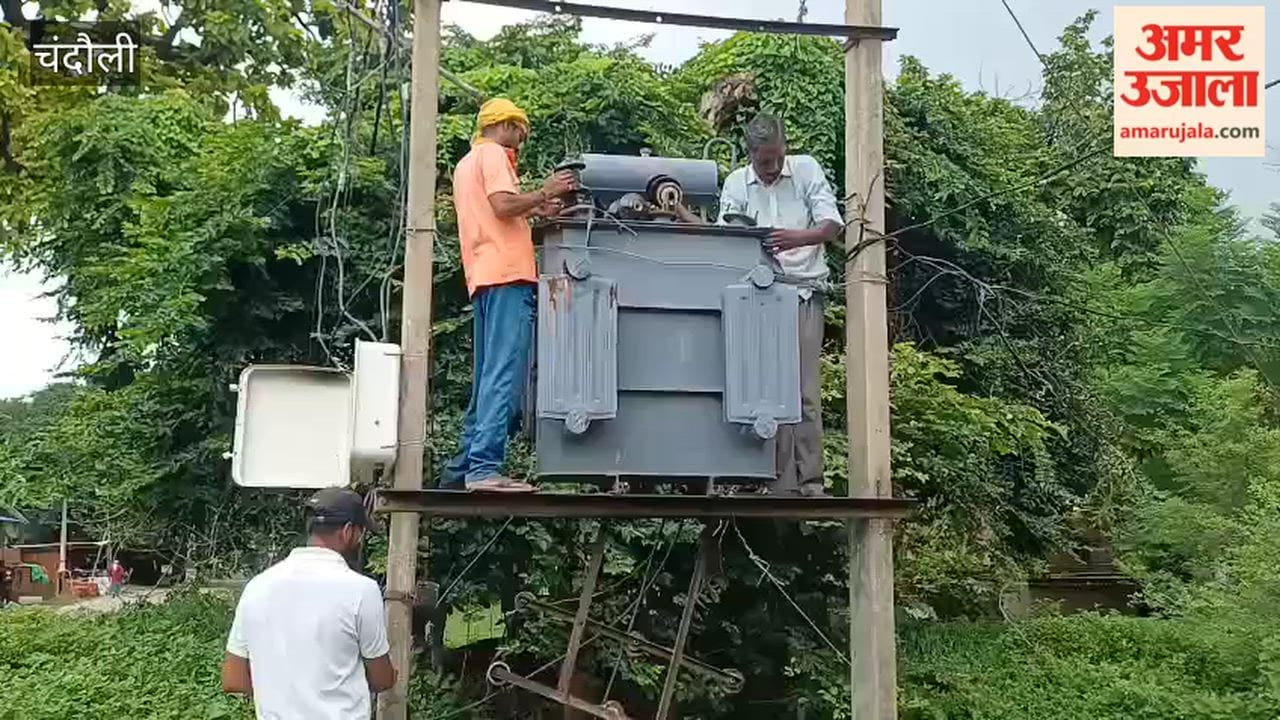 100 kVA transformer damaged by lightning restored after repair villagers delighted