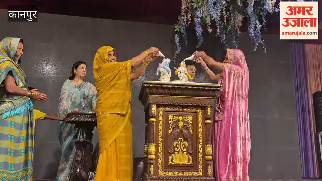 Kanpur: 'Prakatya Mahotsav' begins at ISKCON with 'Shankh Abhishek'