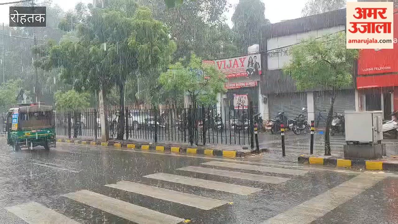 Rohtak gets relief from heavy rain; temperature drops.