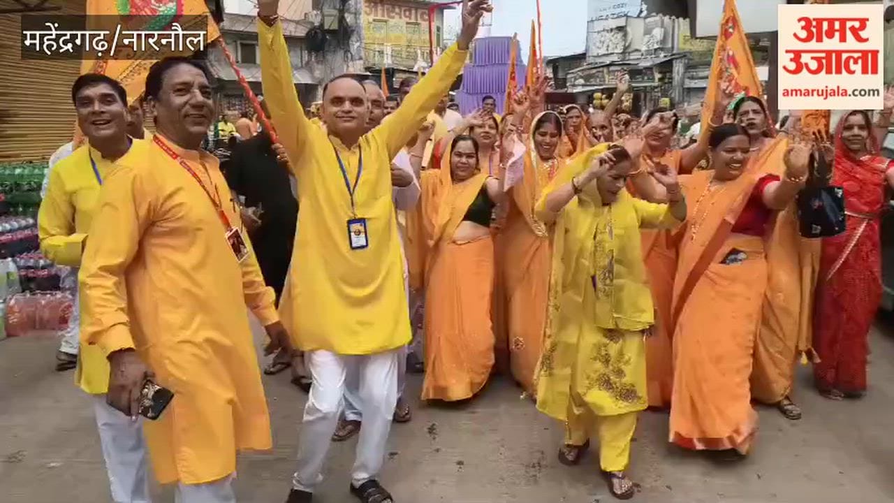 Morning processions taken out in Narnaul on Janmashtami; chants of 'Banke Bihari' resonate.