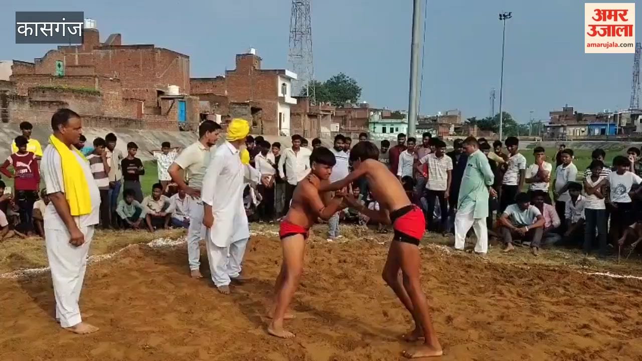 Wrestlers roars echoed in arena on Janmashtami in Kasganj