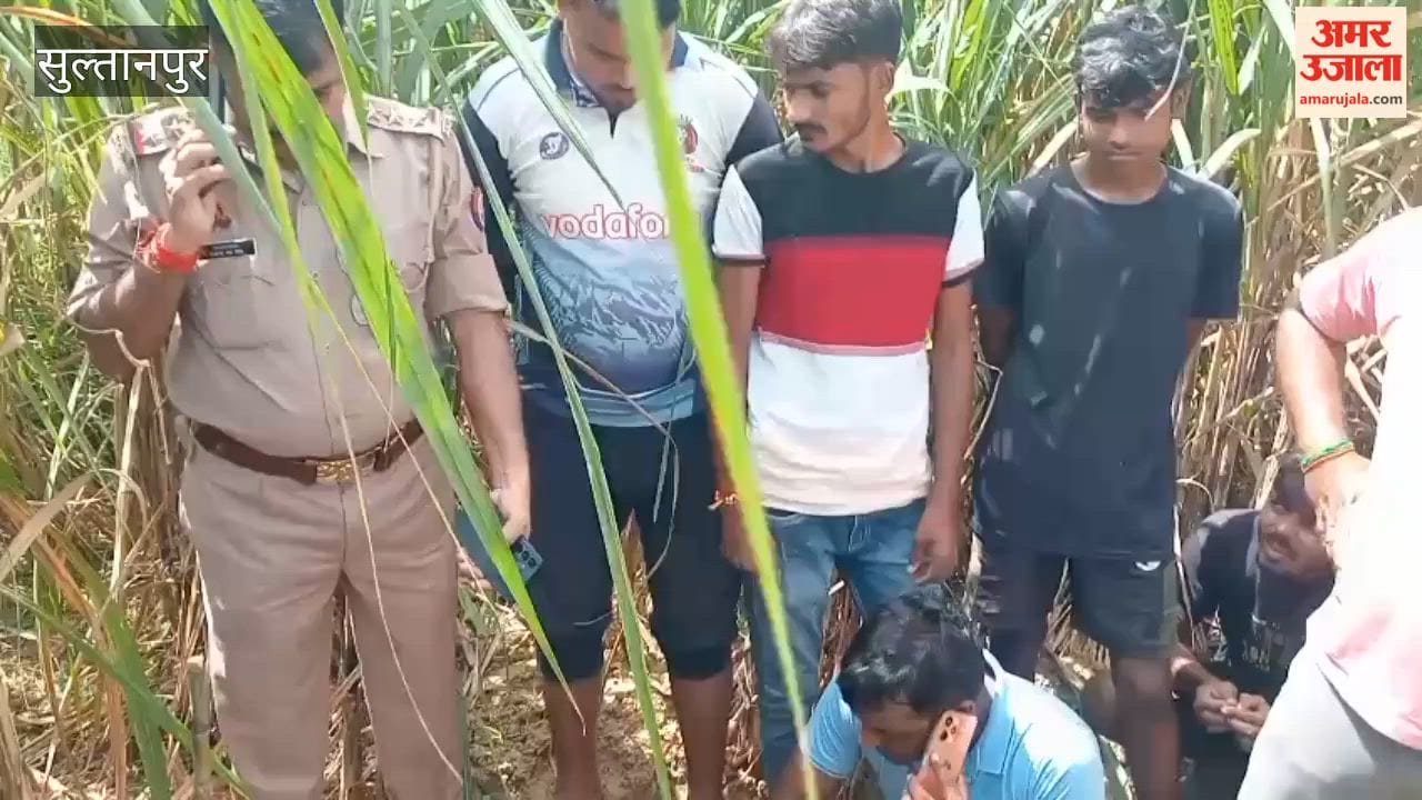 सुल्तानपुर में गन्ने के खेत में मिलीं दो कब्रें, चर्चाओं का बाजार गर्म; पुलिस मौके पर
