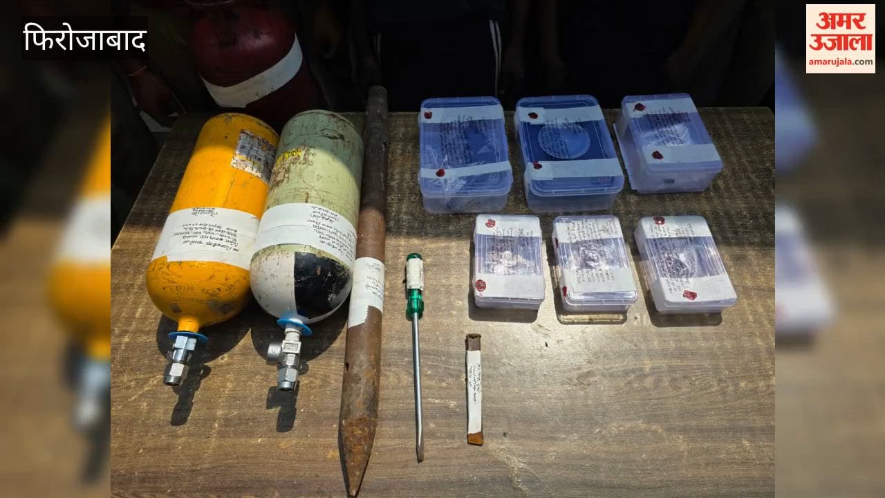 Theft at Tundla jewellery shop solved; notorious criminal injured in encounter, three arrested.