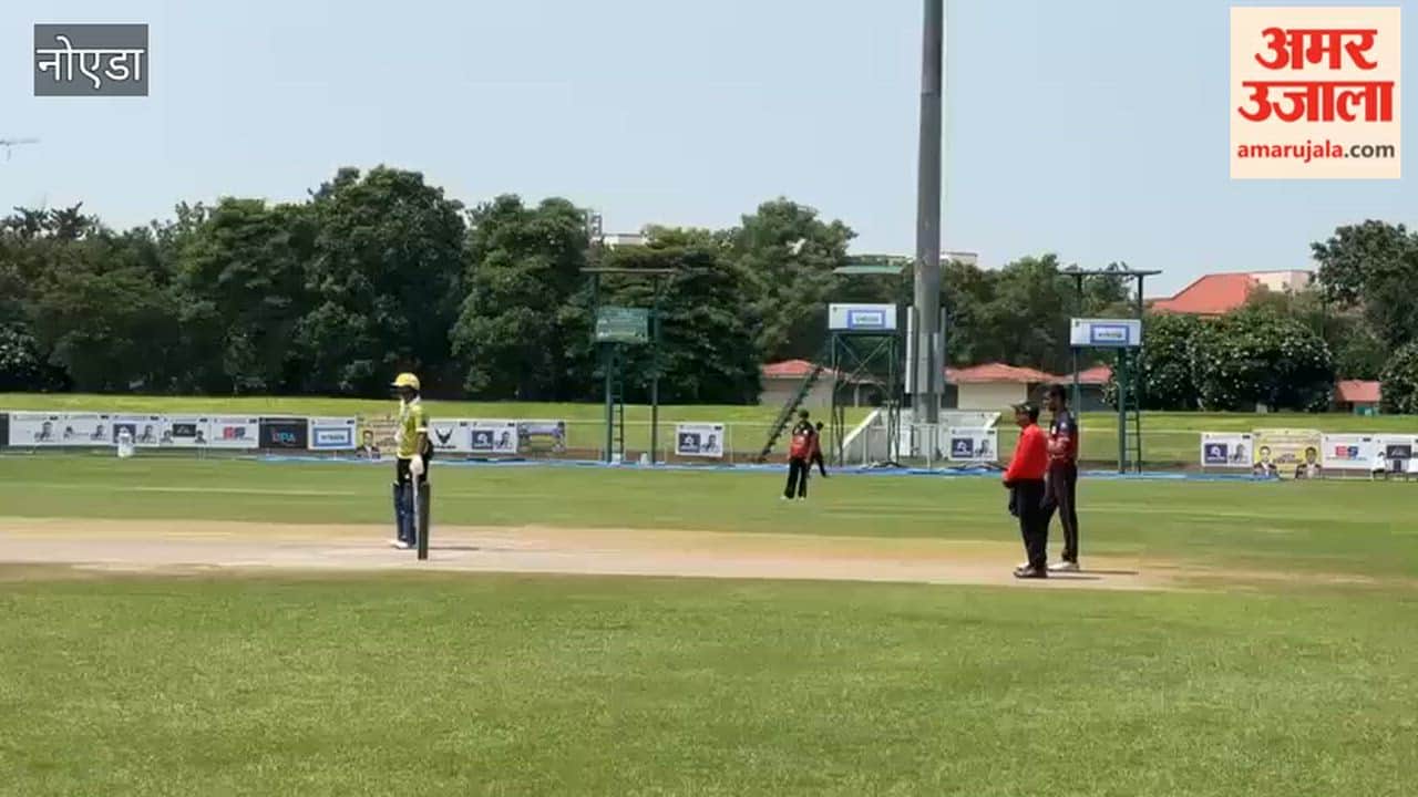 Cricket league at the Shaheed Vijay Singh Pathik Sports Complex in Greater Noida