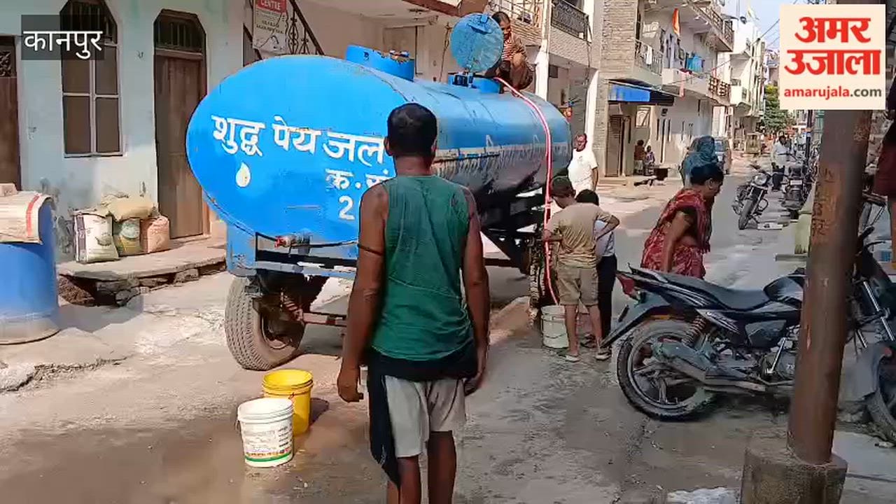Kanpur: Drinking water contaminated due to waterlogging in Panki's Sundar Nagar