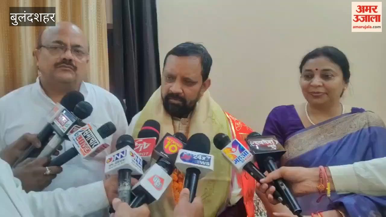 Bhagwat Prasad Makwana welcomed in Bulandshahar