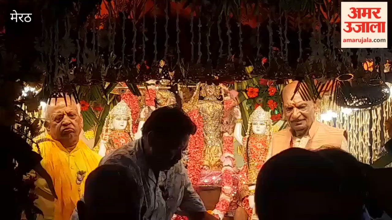 Shri Phooldol Committee took out a procession on the occasion of Shri Krishna's birth anniversary, tableaux became the center of attraction.
