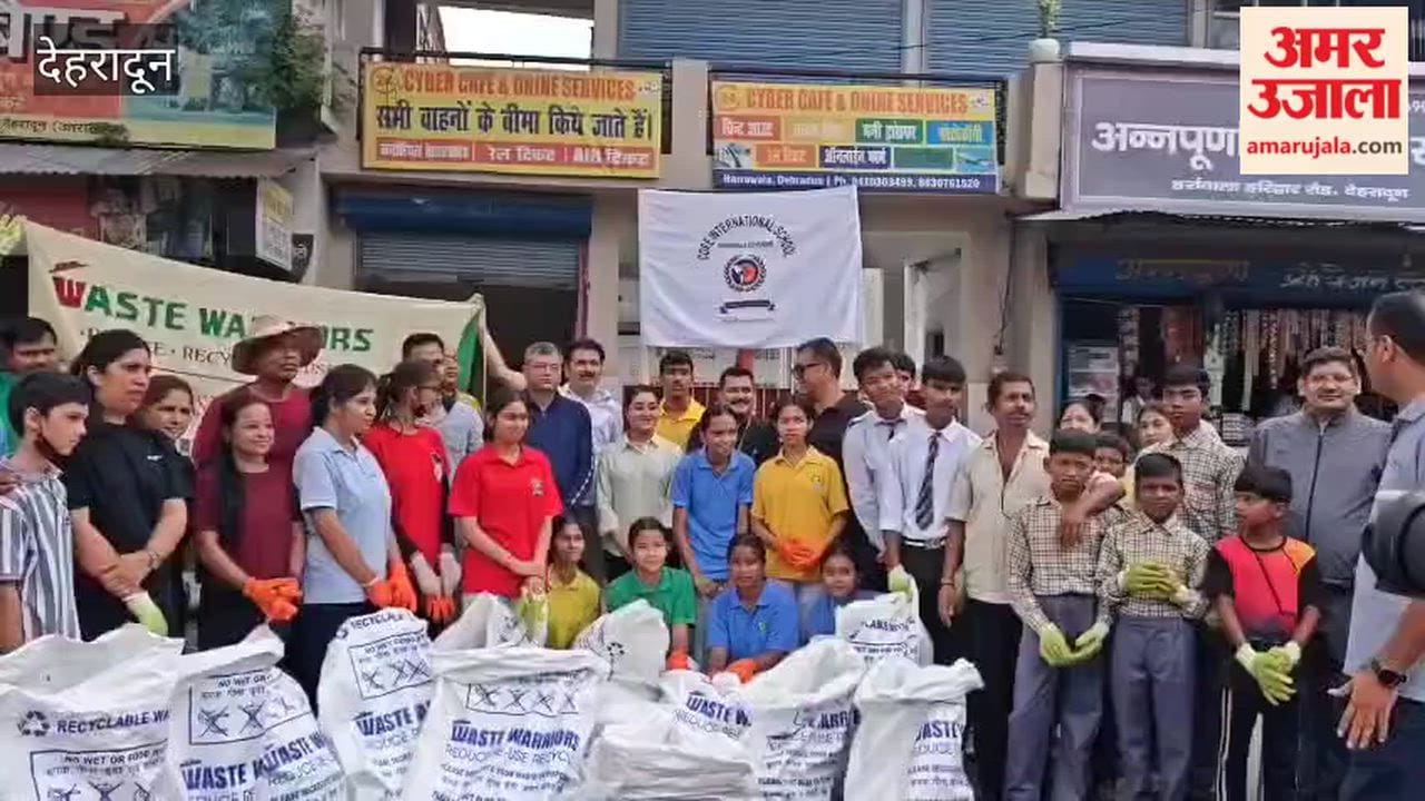 Dehradun: Pledge for Himalayan conservation taken alongside a cleanliness drive in Harrawala
