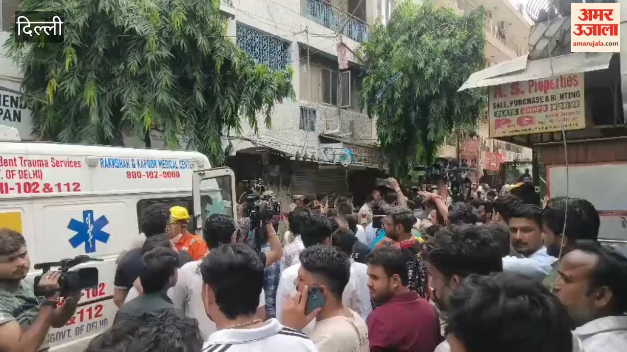 Demolition work was going on underground suddenly house collapsed