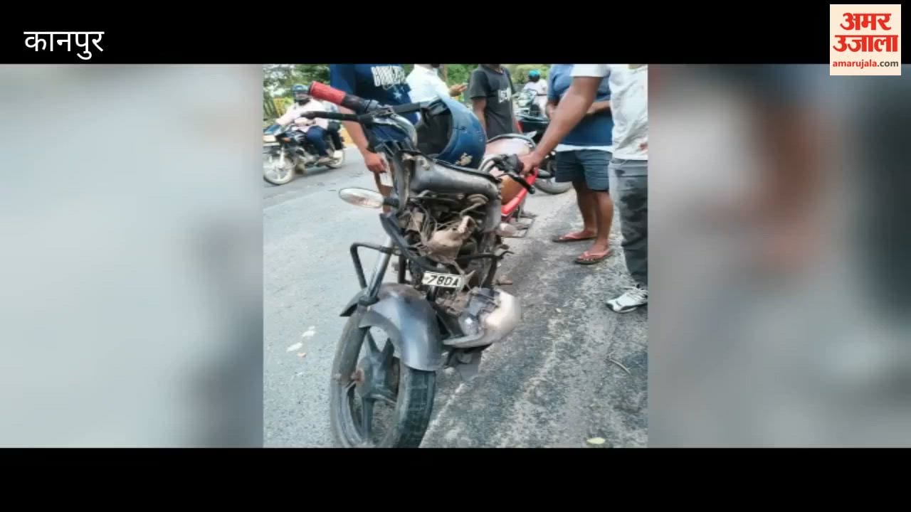 Kanpur: Potholes on GT Road due to rain; slipper artisan injured after losing control of bike