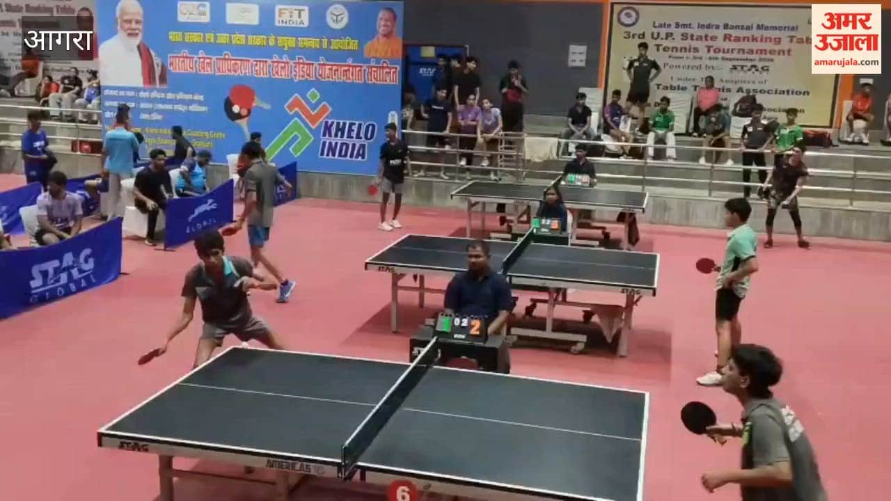 Taj city initiative hoisted flag in the table tennis competition