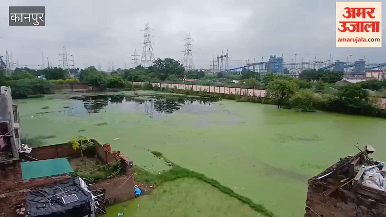 Kanpur: Waterlogging in Panki Ratanpur village