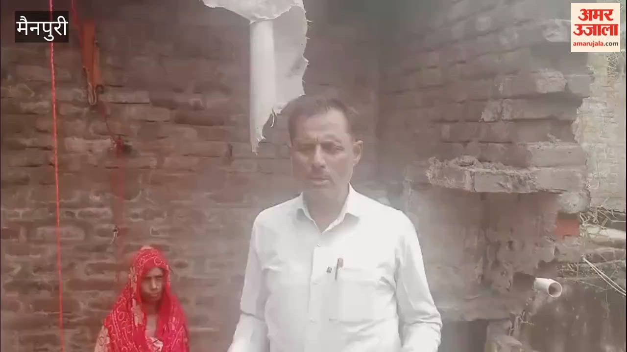 House roof collapses at midnight, two teenagers trapped in debris; villagers save their lives.