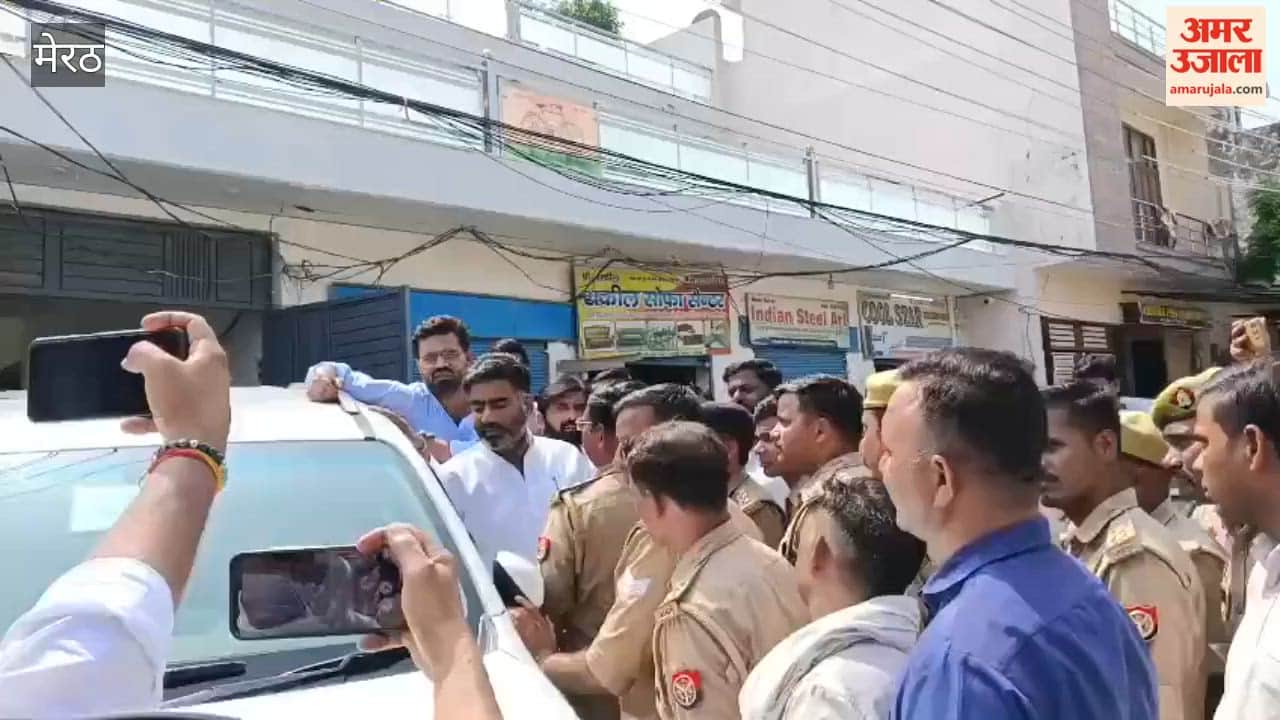 Saharanpur Mosque Row: Atul Pradhan House-Arrested While Heading to Saharanpur with SP Delegation, Heated Exchange with Police