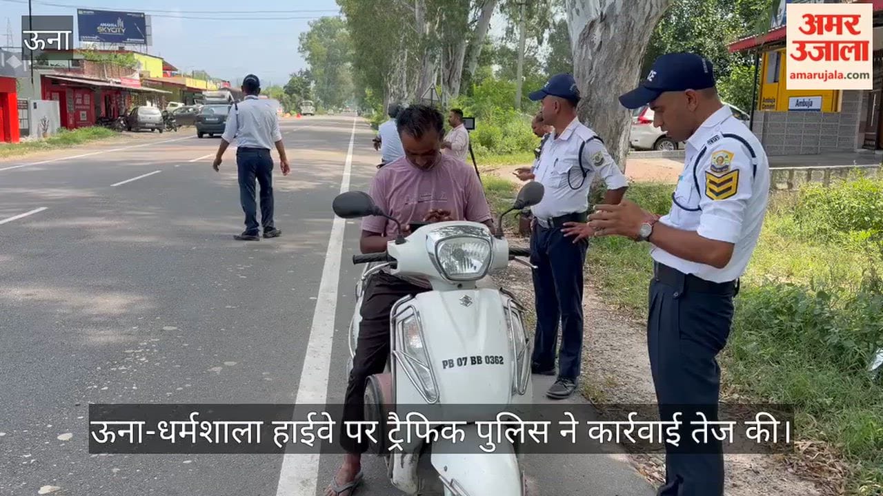 una-dharamshala-highway-overspeed-traffic-police-26-challans-baduhai-dilwan