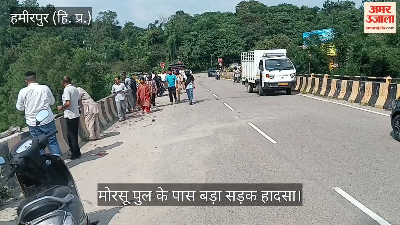bhota morsu bridge truck falls 200 feet hamirpur accident