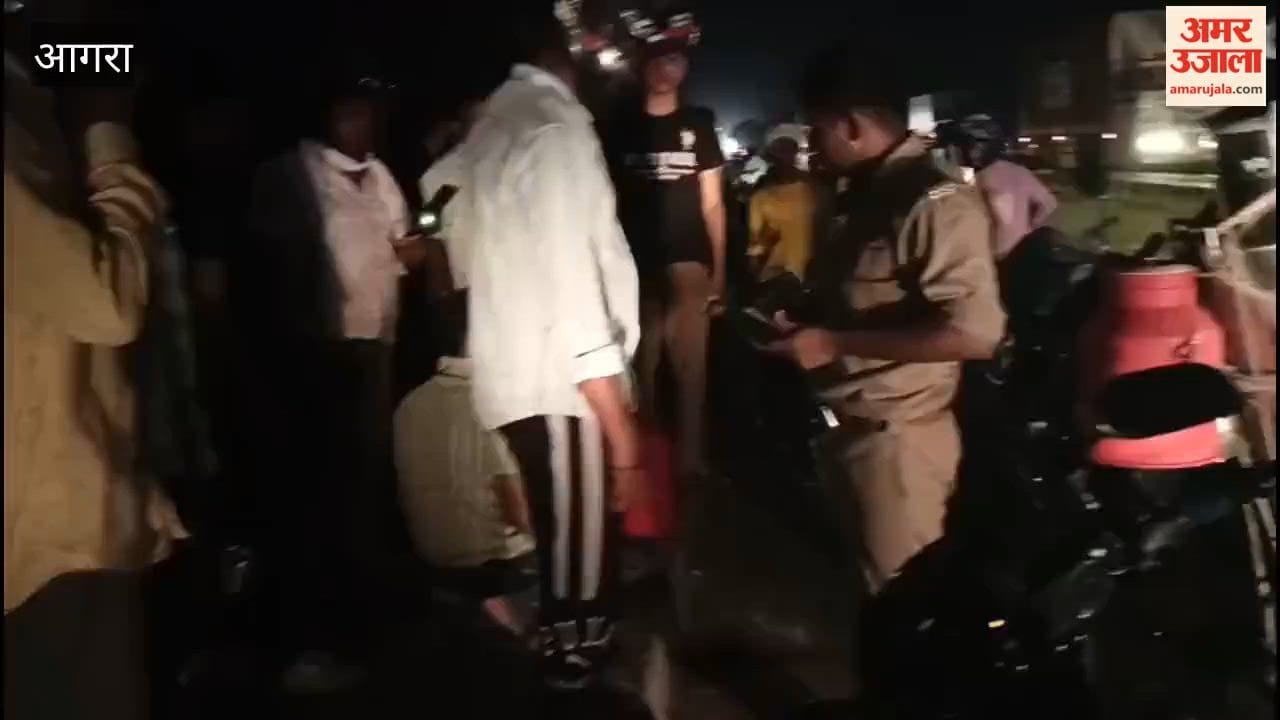 Speeding vehicle hits motorcyclist on Khari River bridge; rider critically injured.