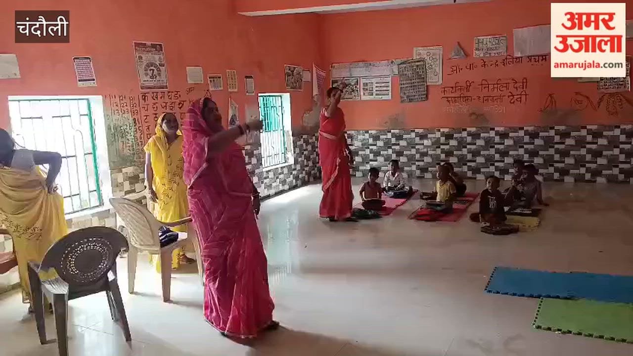 No electricity, fans, or even a blackboard; three Anganwadi centers are operating within the primary school