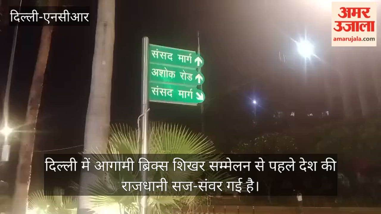 A Diwali-like festive atmosphere in Delhi ahead of Diwali; the capital decked up for BRICS.