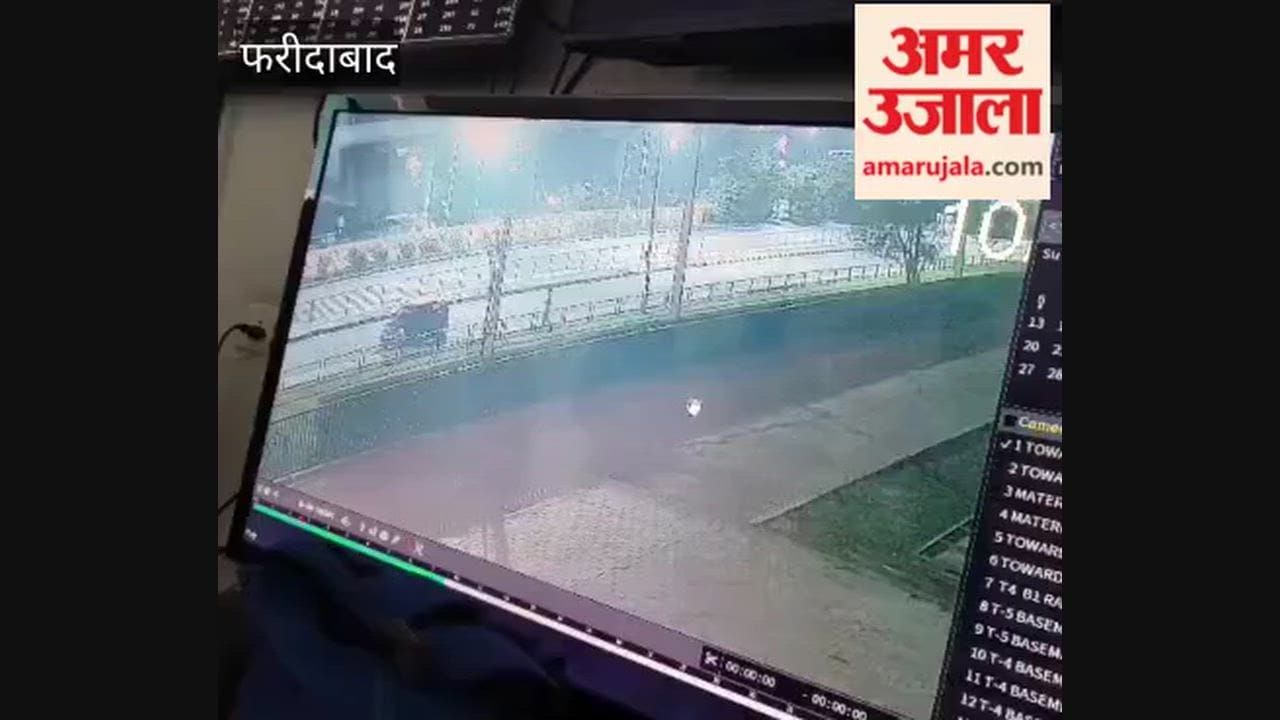 Two youths from Faridabad die in Pulsar collision live road accident video