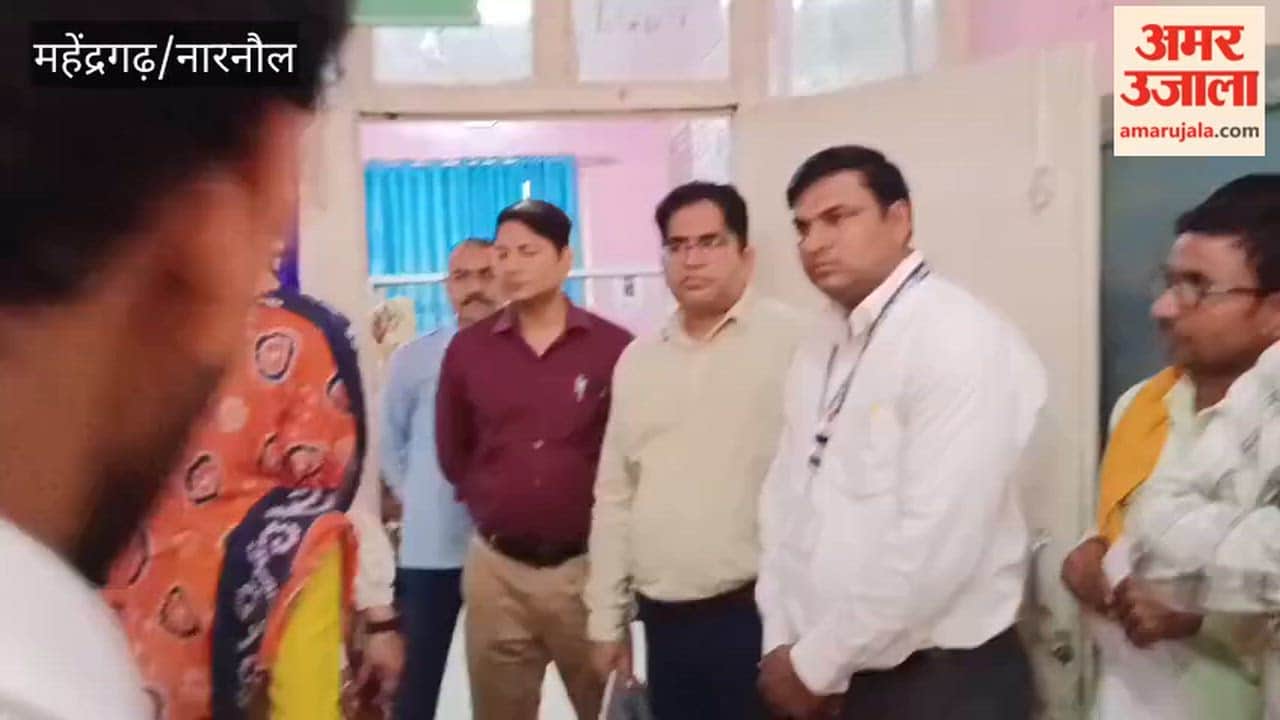 NHM officials inspected the gynaecology ward of the Civil Hospital in Narnaul.