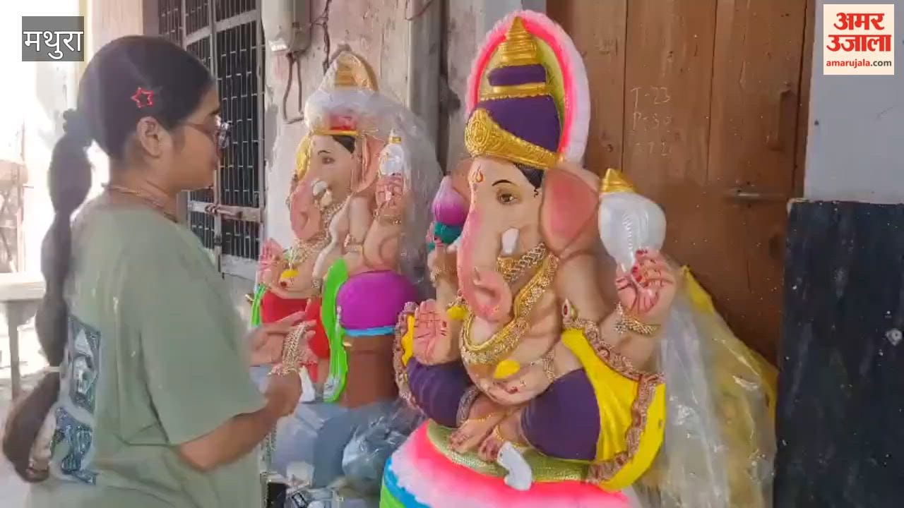 Eco-friendly idols being made for Ganesh Utsav
