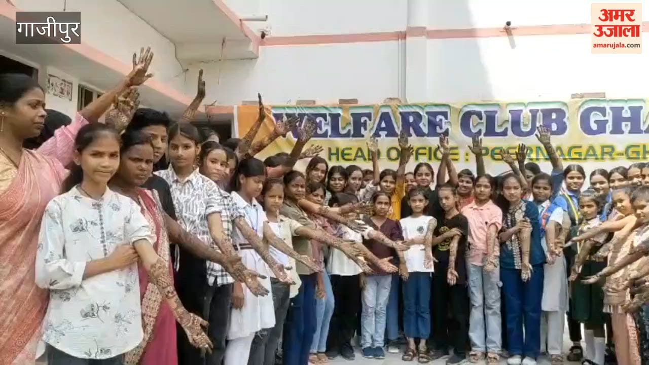 266 students showcased their talent in Mehndi competition
