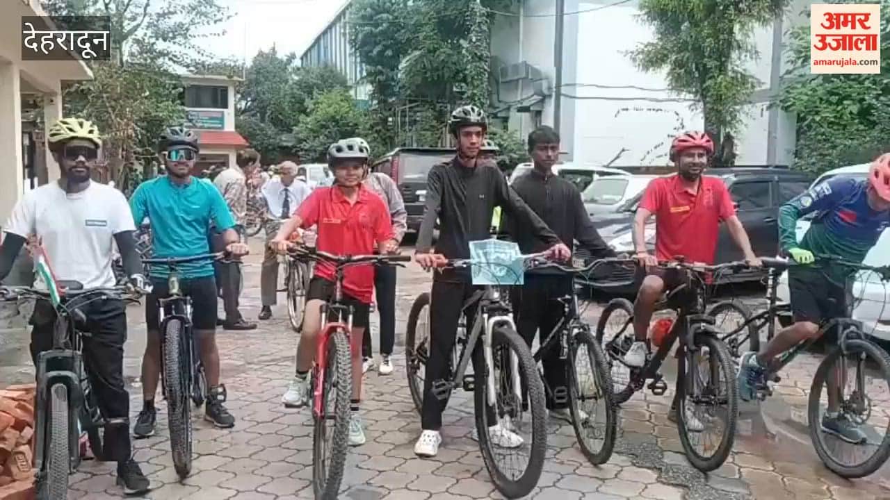 Bicycle ride with a message of environmental conservation Dehradun news