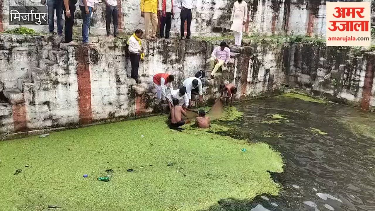 Mirzapur Municipal Council Chairperson cleaned water tank alongside councilors and BJP workers