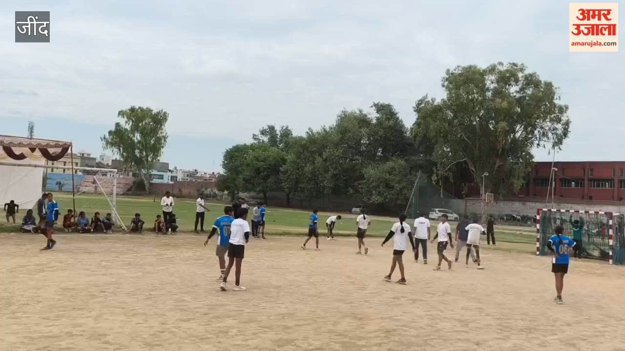 Jind: Players display prowess at state-level school games; Jind crushes Bhiwani 13-2 in handball.