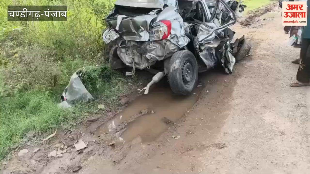 Swift car crashes into tipper parked at Mining Department check-post in Kiratpur Sahib; team attacked.