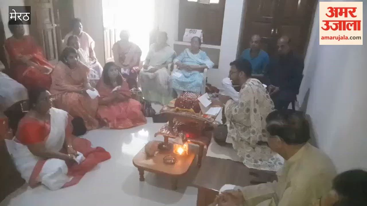 Seventh Paryushan Parv Celebrated at Jain Shwetambar Sangh in Meerut