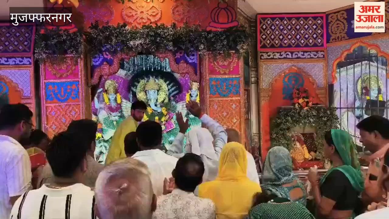 Ganesh Chaturthi Celebrated at Ganpati Dham Khatu Shyam Temple in Muzaffarnagar
