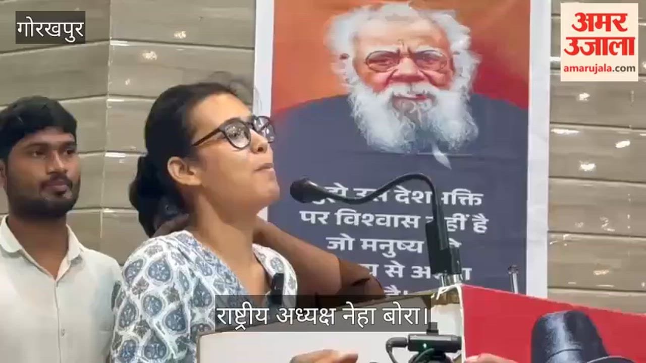 Neha Bora's attack on CM Yogi – Not 'Baba's' rule, but 'Babasaheb's' rule.