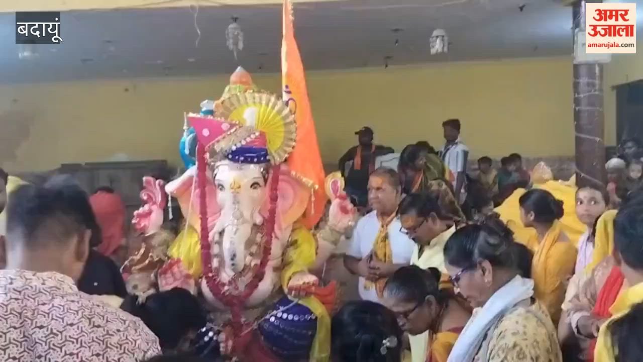 Ganesh Utsav inaugurated with great fanfare in Badaun