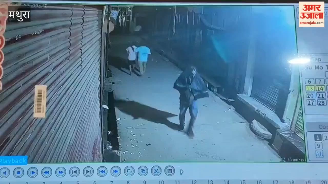 Theft at jewelry shop in Mathura thief caught on CCTV