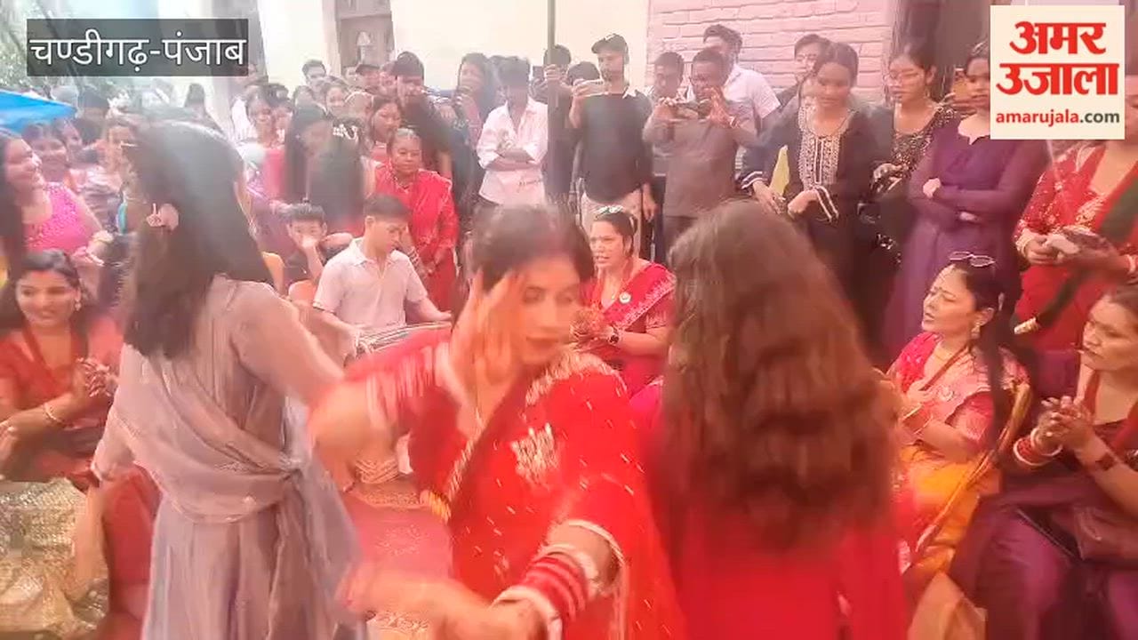 Nepali women celebrated Hariyali Teej in Chandigarh