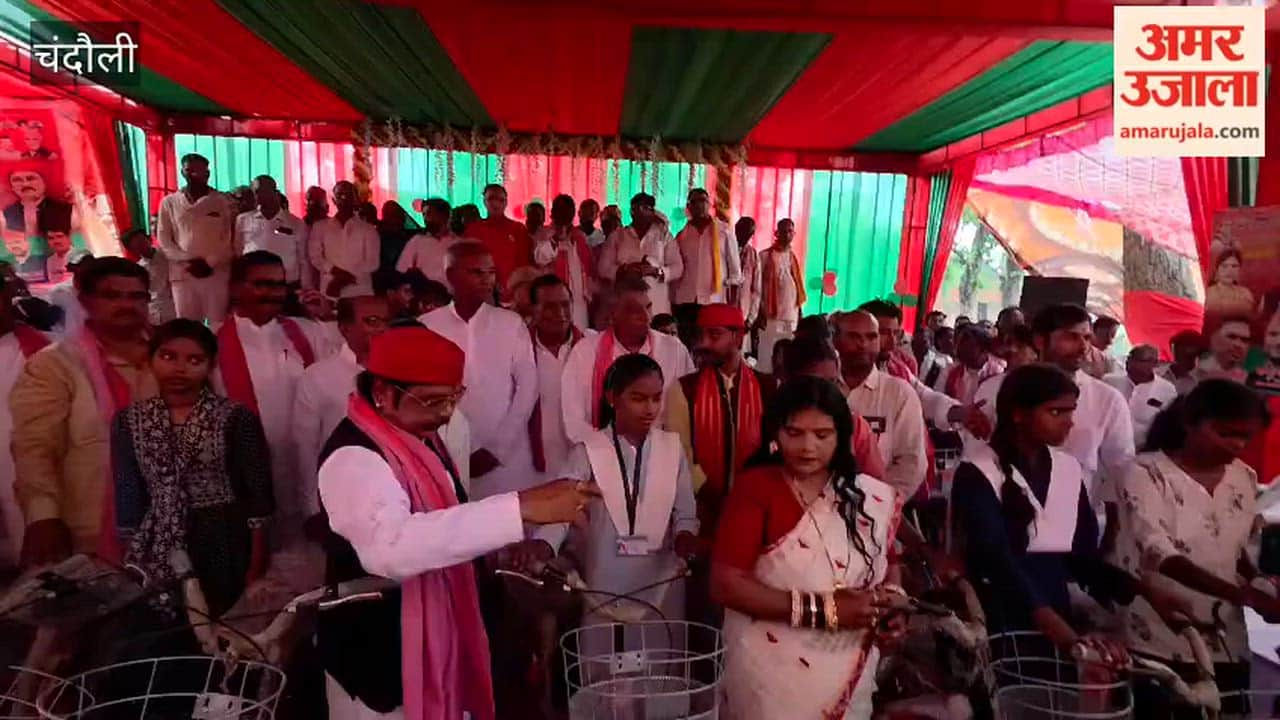 Bicycles distributed to 60 female students tricycles to persons with disabilities and sewing machines to women