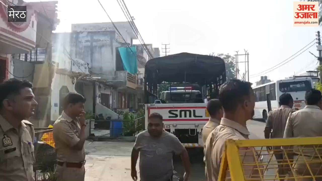 Demolition Drive Begins at Six Buildings in Meerut’s Central Market Amid Heavy Police Security
