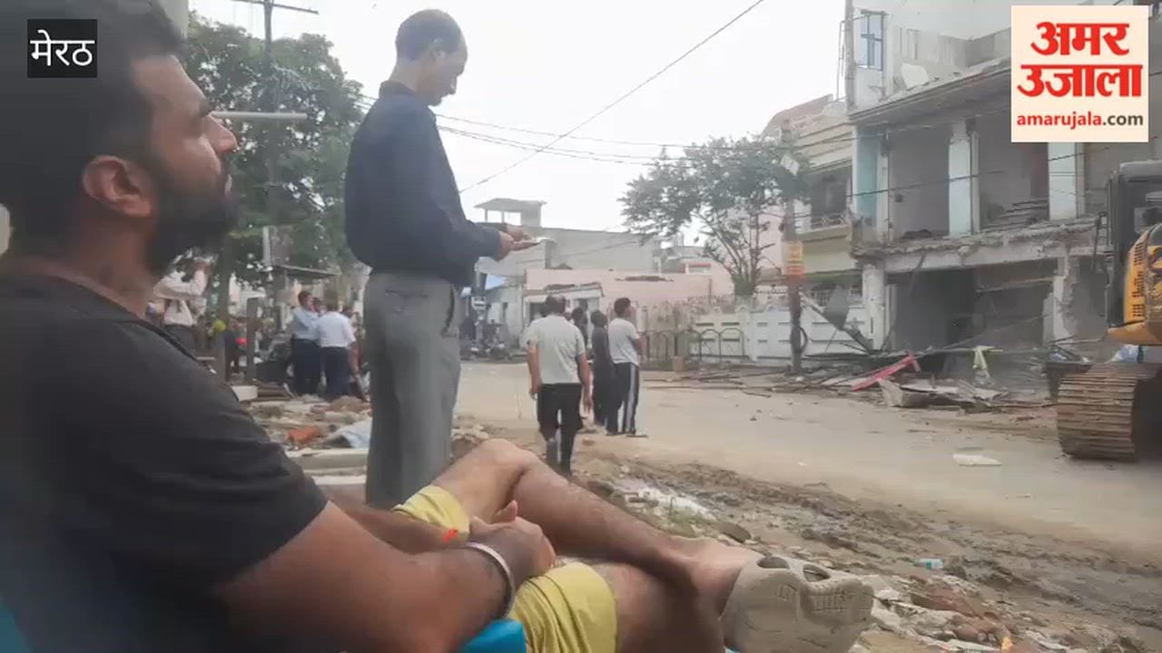 Shivam Watches Silently as Six Structures Are Demolished in Meerut’s Central Market