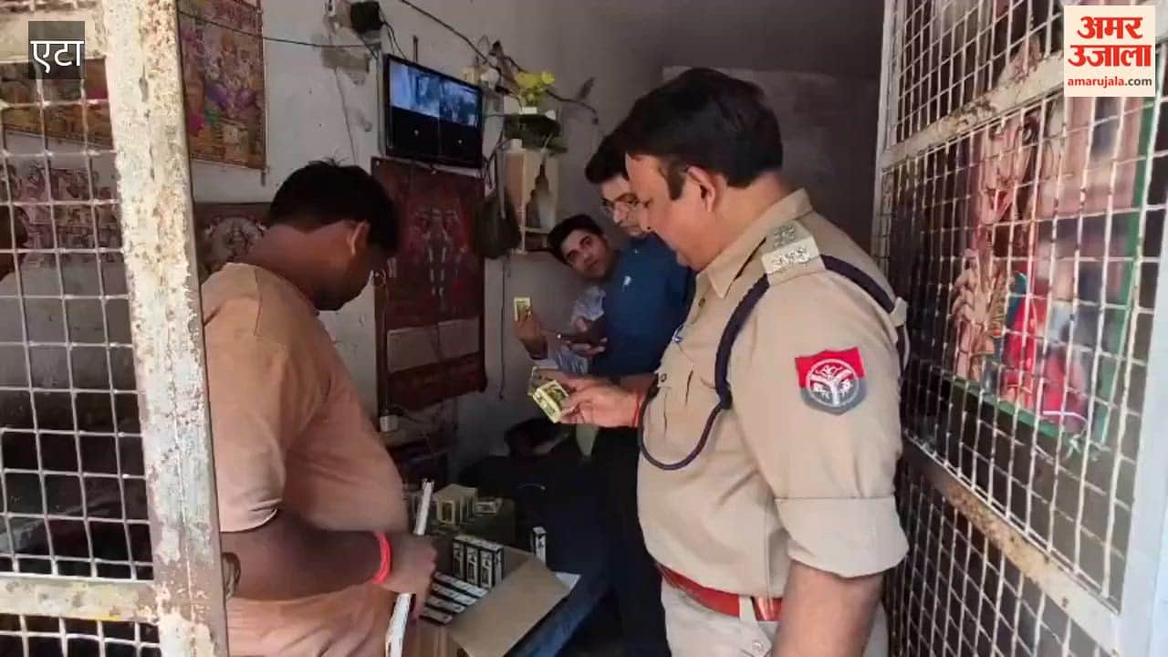 Raids on liquor shops in Aliganj