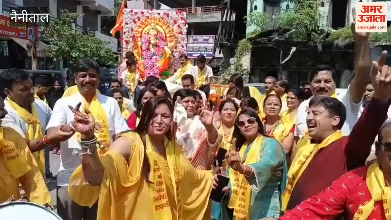Haldwani is drenched in devotion to Bappa