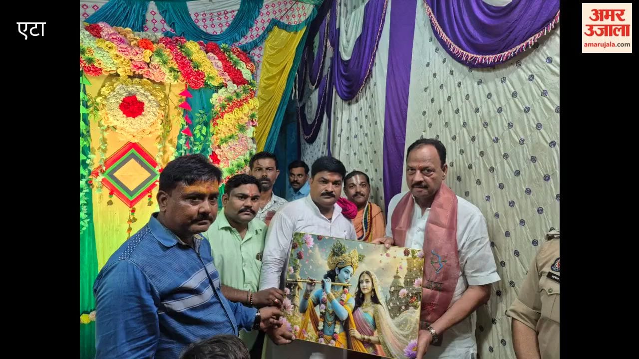 The MLA inaugurated the Ganesh Mahotsav by performing the *Aarti* of the deity.